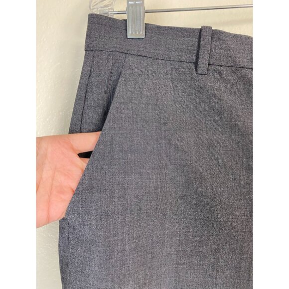 Theory Women Gray Wool Dress Pants Size 8 Trouser Career Formal Capsule Straight - Picture 10 of 16